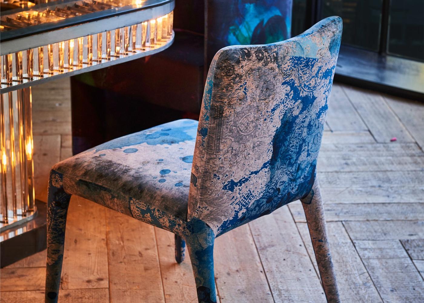 Upholstered dining chair