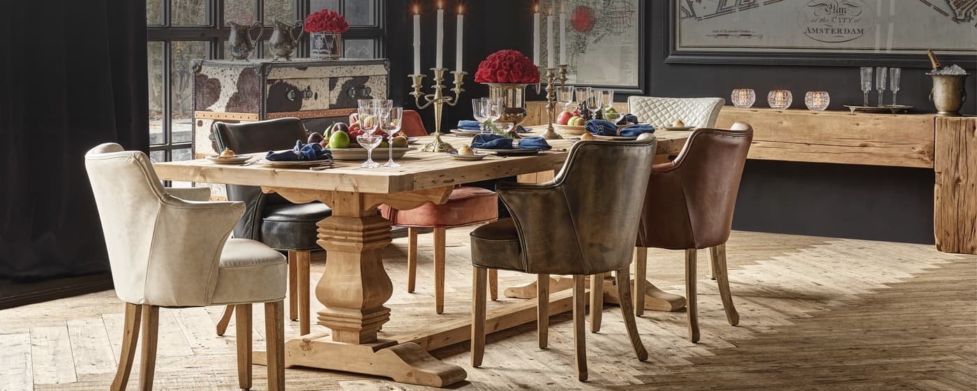 dining table and chairs