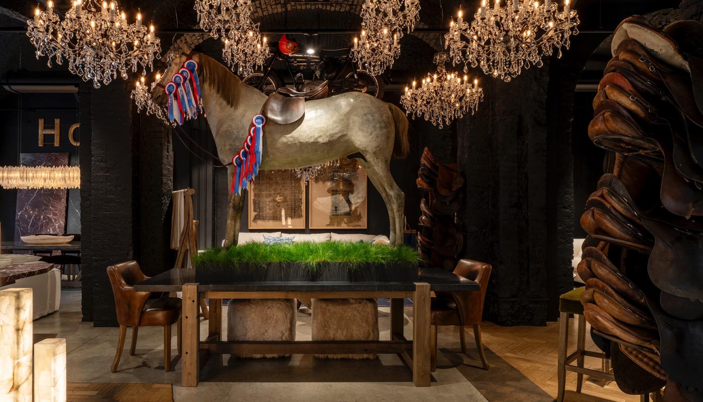 Vintage horse, vintage collection