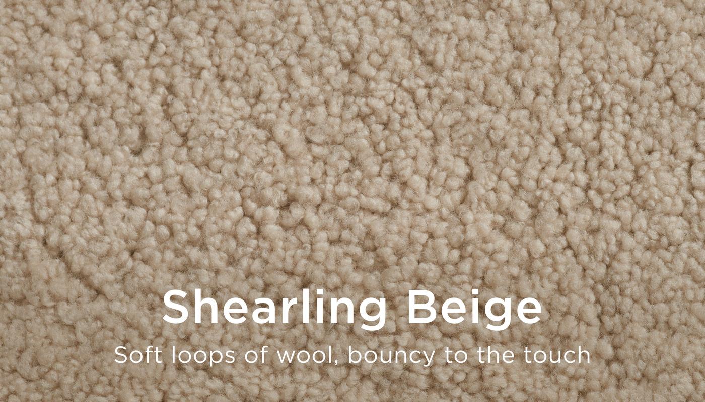 shearling beige swatch