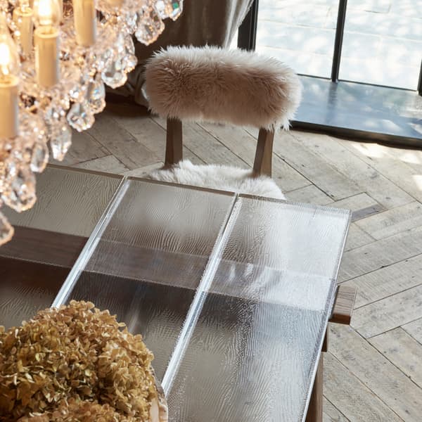 Iceberg Wood Dining Table top view