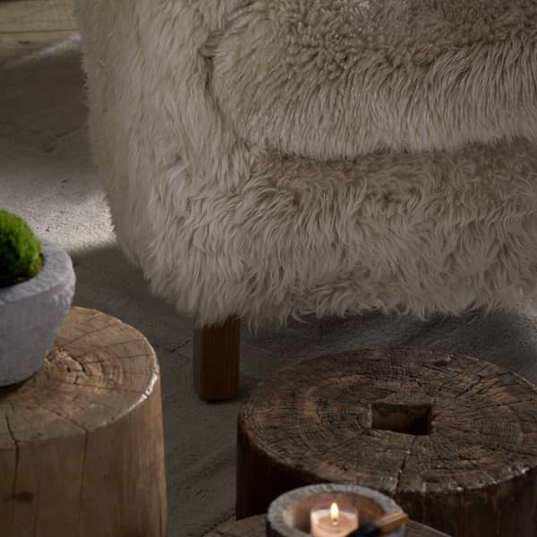 Alrae armchair cropped close up view