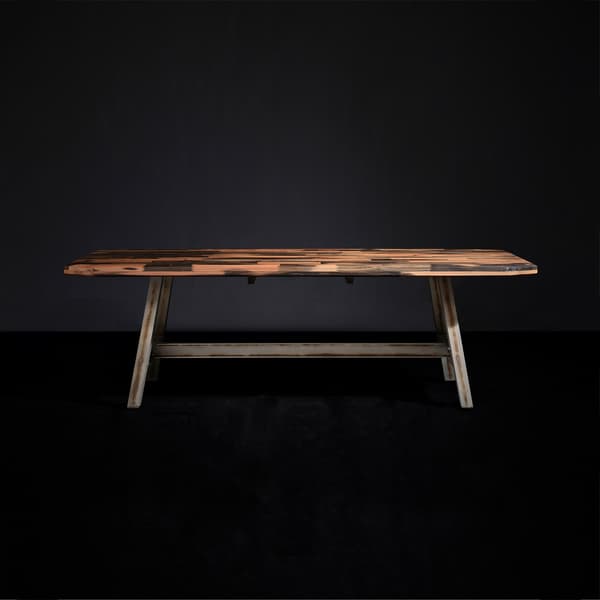 workbench dining table detail 2