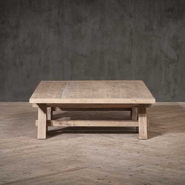 A frame coffee table side view