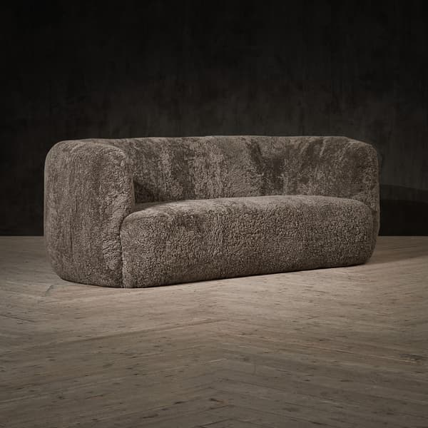 Faroe Sofa in Shearling Smoke product view