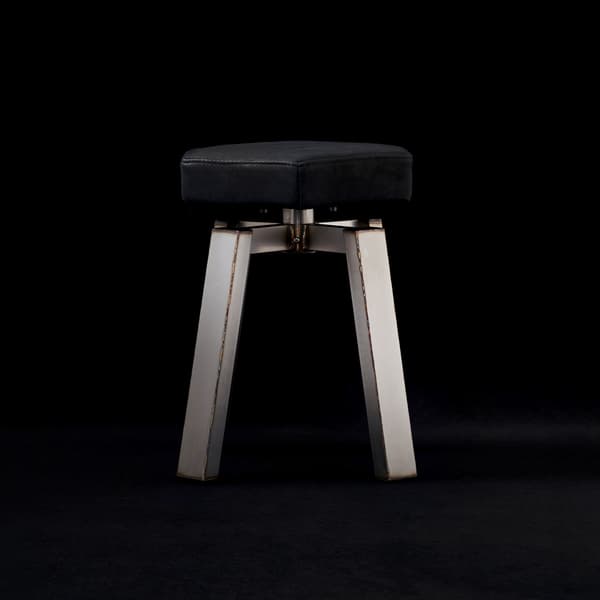 Bolt leather counter stool lower height