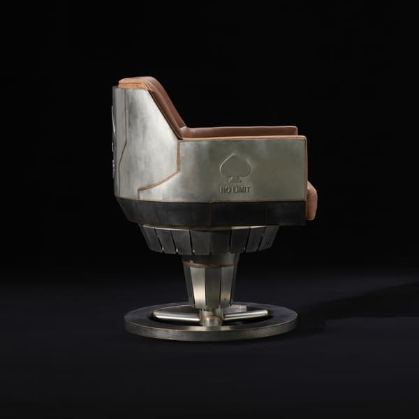 All-In Chair in Road Warrior Bourbon side view
