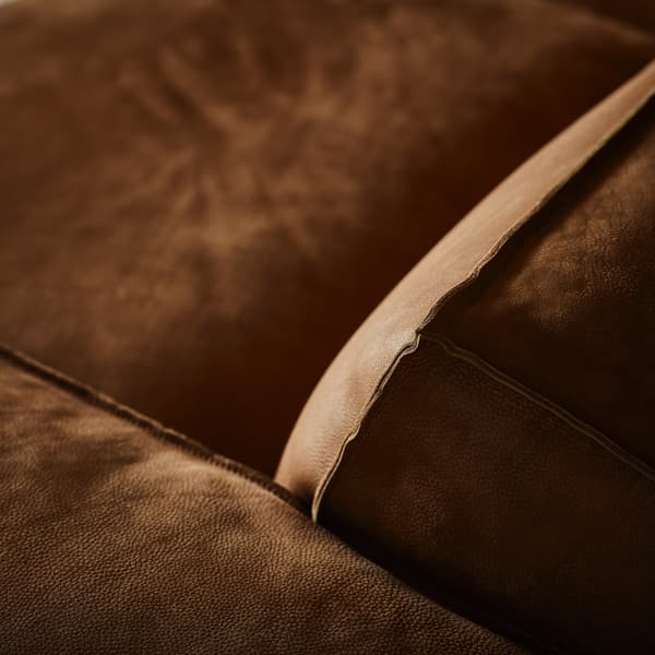 Nirvana Sectional Sofa cropped close up image of stitching 