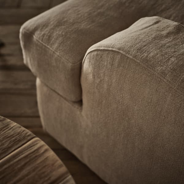 Antwerp Sofa side view and arm detail