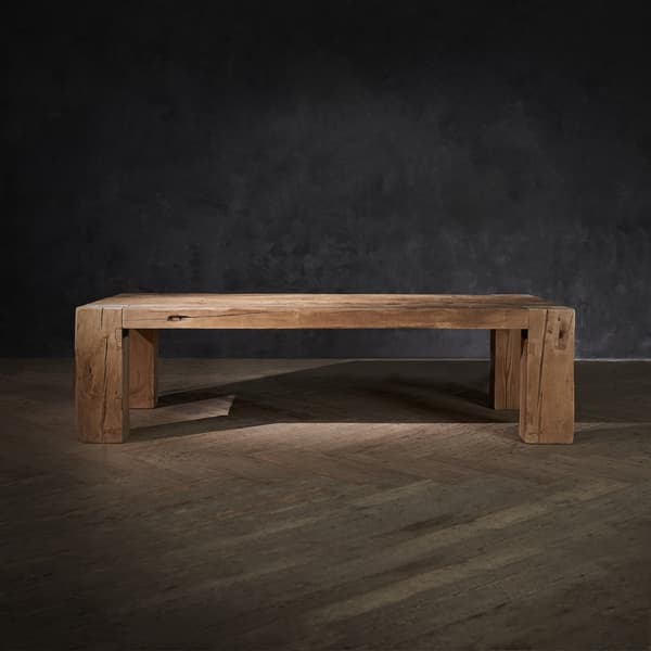 english beam dining table detail 2