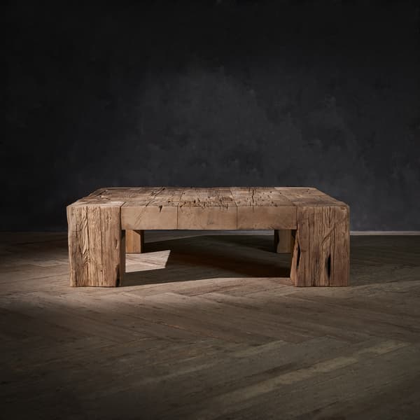 english beam coffee table detail 3