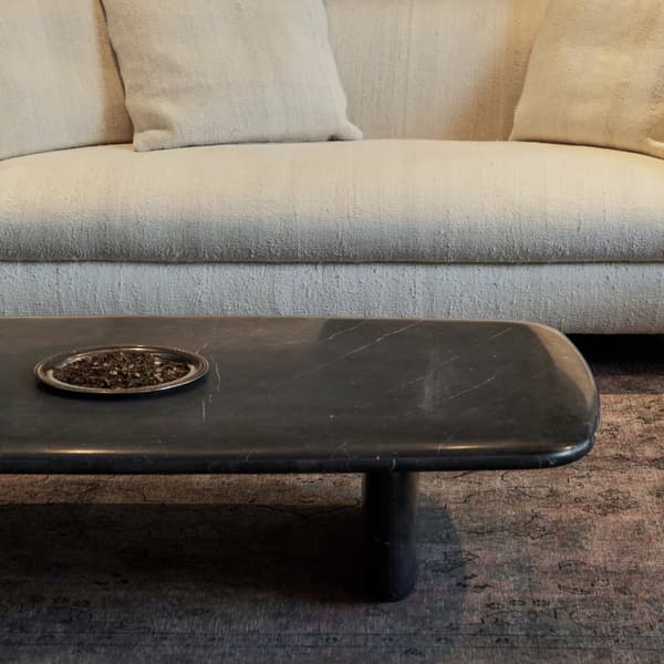Okinawa table cropped front view featured with sofa