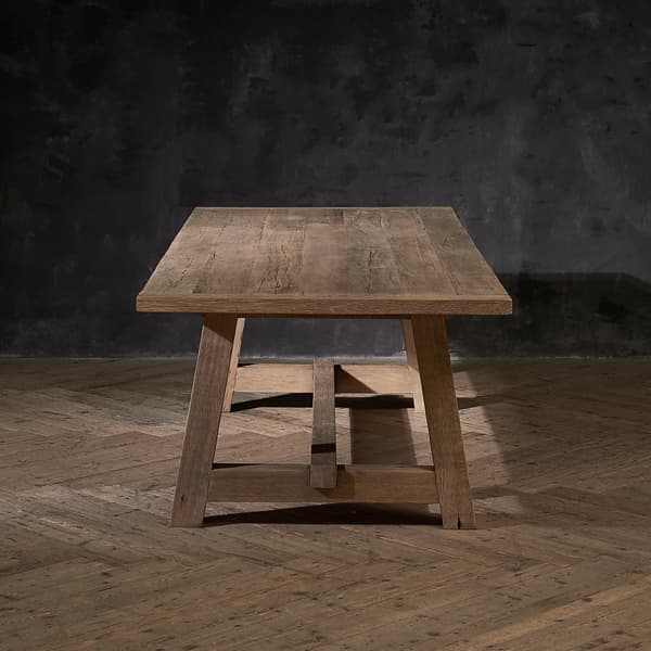 Bridge dining table side view
