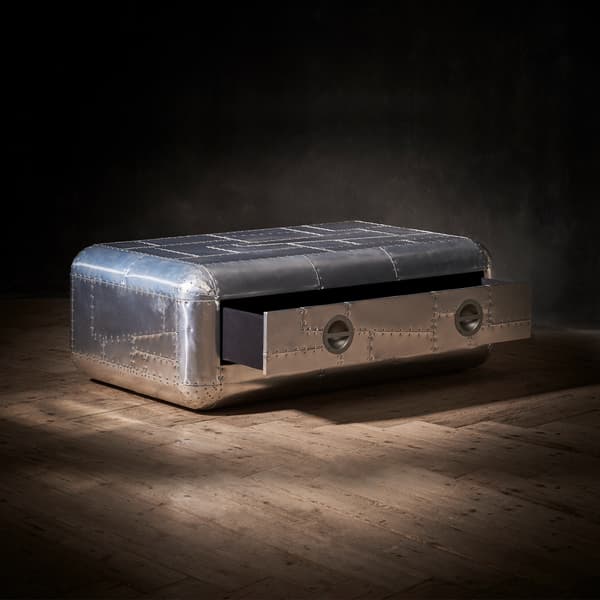 aviator blackhawk coffee table detail 2