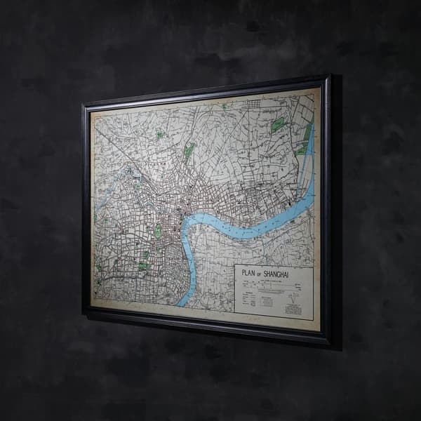 maps shanghai wallart detail 3