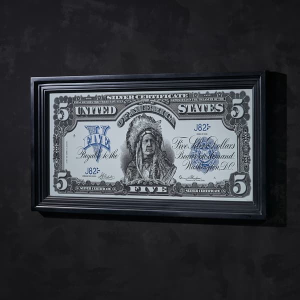 silver certificate chief wallart detail 3