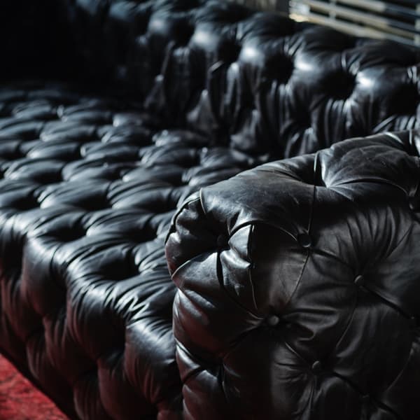 Tribeca Sofa showing tufted detail