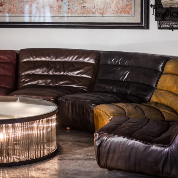 shabby curved sectional sofa 