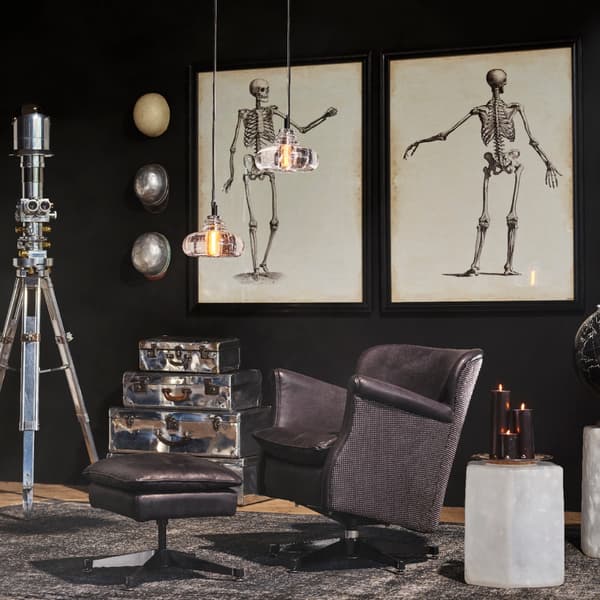 punk professor armchair in room setting