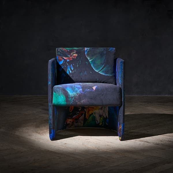 Kimono Dining Chair in Acid Jungle