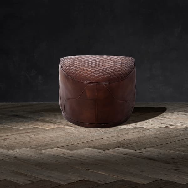 Saddle footstool front view