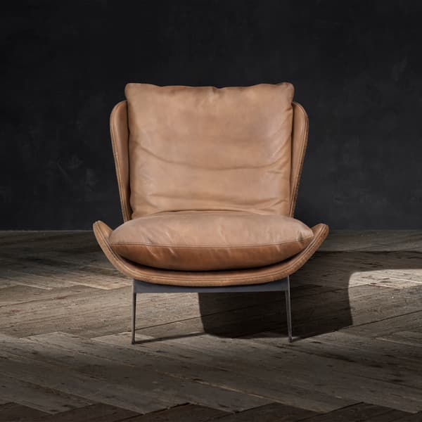 Rally Chair in Destroyed Raw & Brushed Steel 