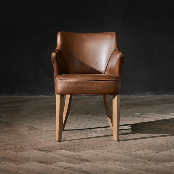 Lannister Dining Chair in Antique Whiskey front view