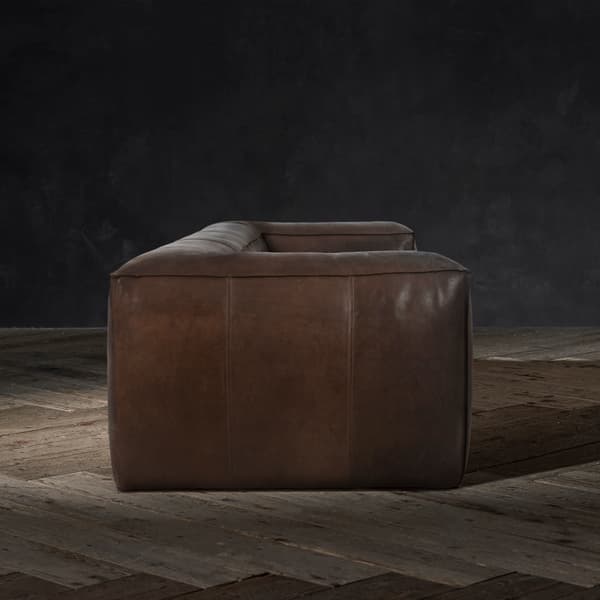 scruffy sofa 3 seater side view