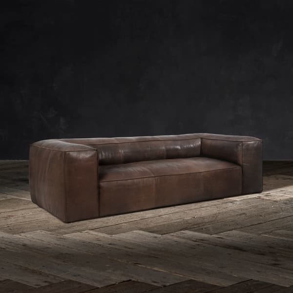 scruffy sofa side angle view