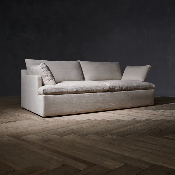 Nest Sofa in Pennine Linen Natural side angle view