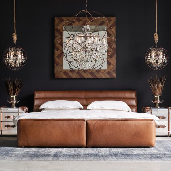 Shabby Bed Frame in Savage front view