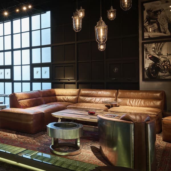 Scrambler Sectional Sofa in living room setting