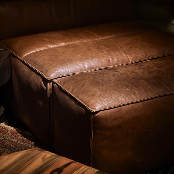 scrambler sectional sofa close up image