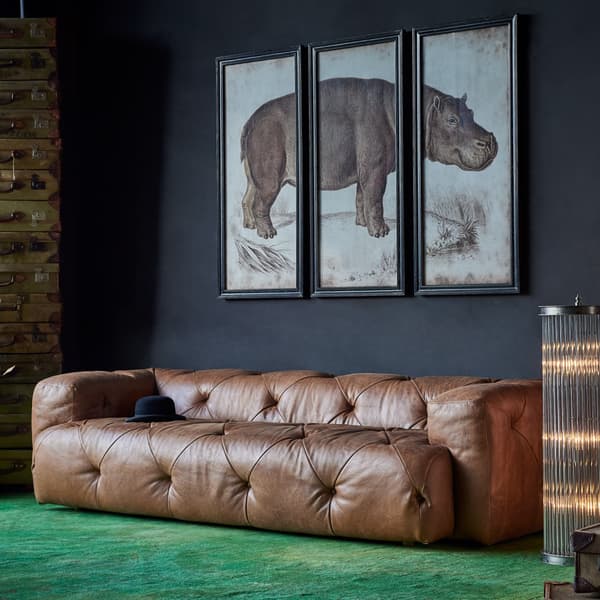 squidgy sofa leather in Destroyed Raw leather finish