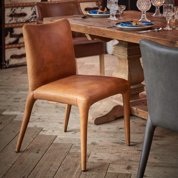 Fibi Dining Chair in Old Saddle Nut