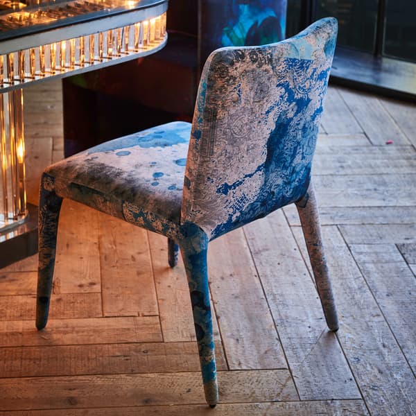 Fibi Dining Chair in Faded and Degraded Melting Paisley 