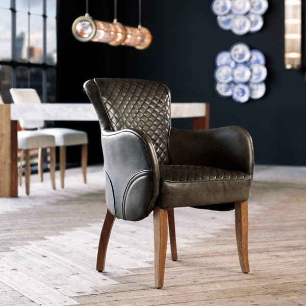 Side saddle dining chair 