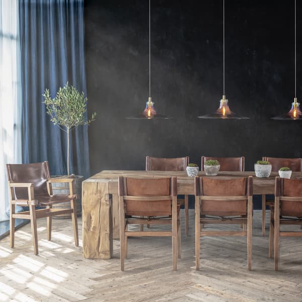 english beam dining table detail 2
