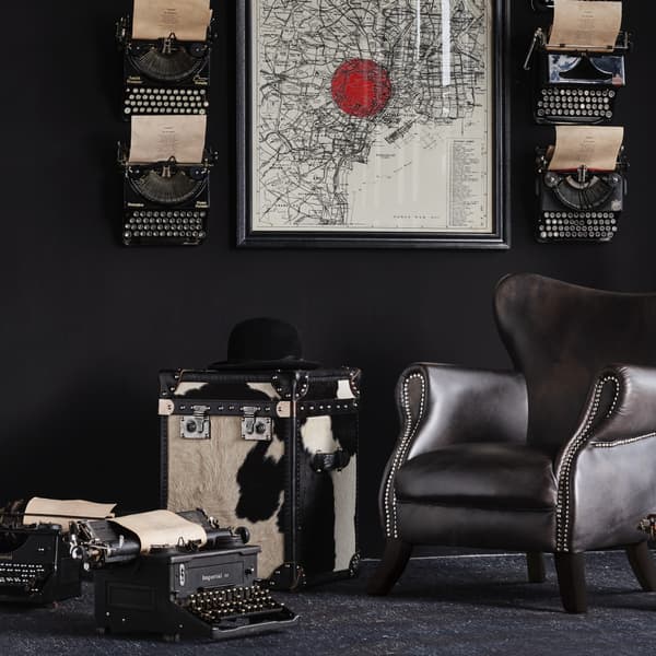 Paris Trunk displayed in living room