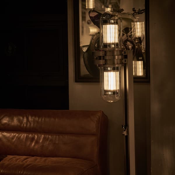 turbine floor lamp detail 2