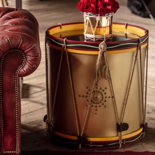 Regimental side table 