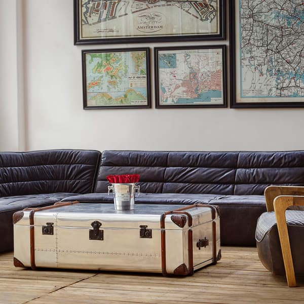 Globetrekker coffee table featured in living room