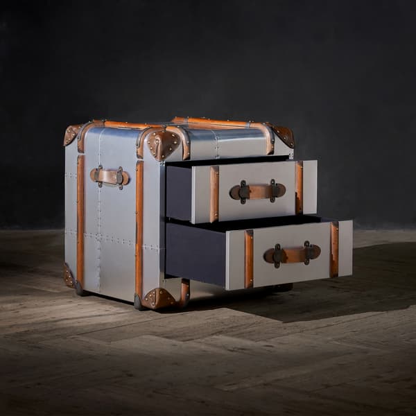 Globetrekker 2 Drawer in Aero open drawer view