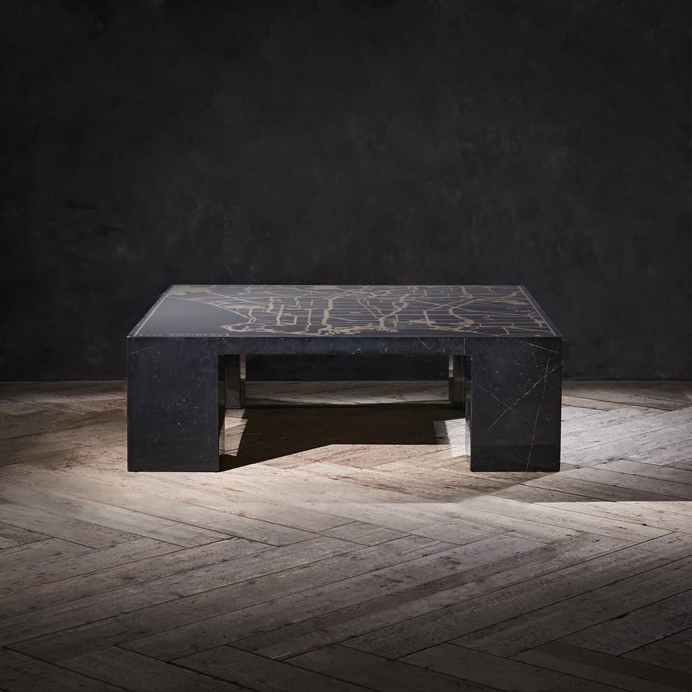 T MAB TF 0017 marble map coffee table detail 2