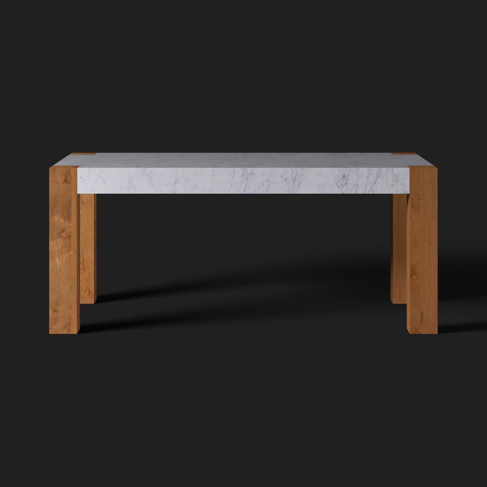 T JUC TD 0002 junction dining table 180 detail 1