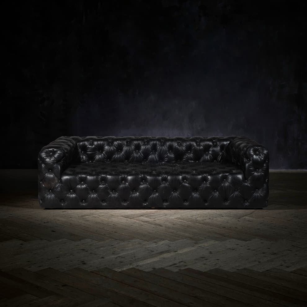 Tribeca Sofa in Old Saddle Black