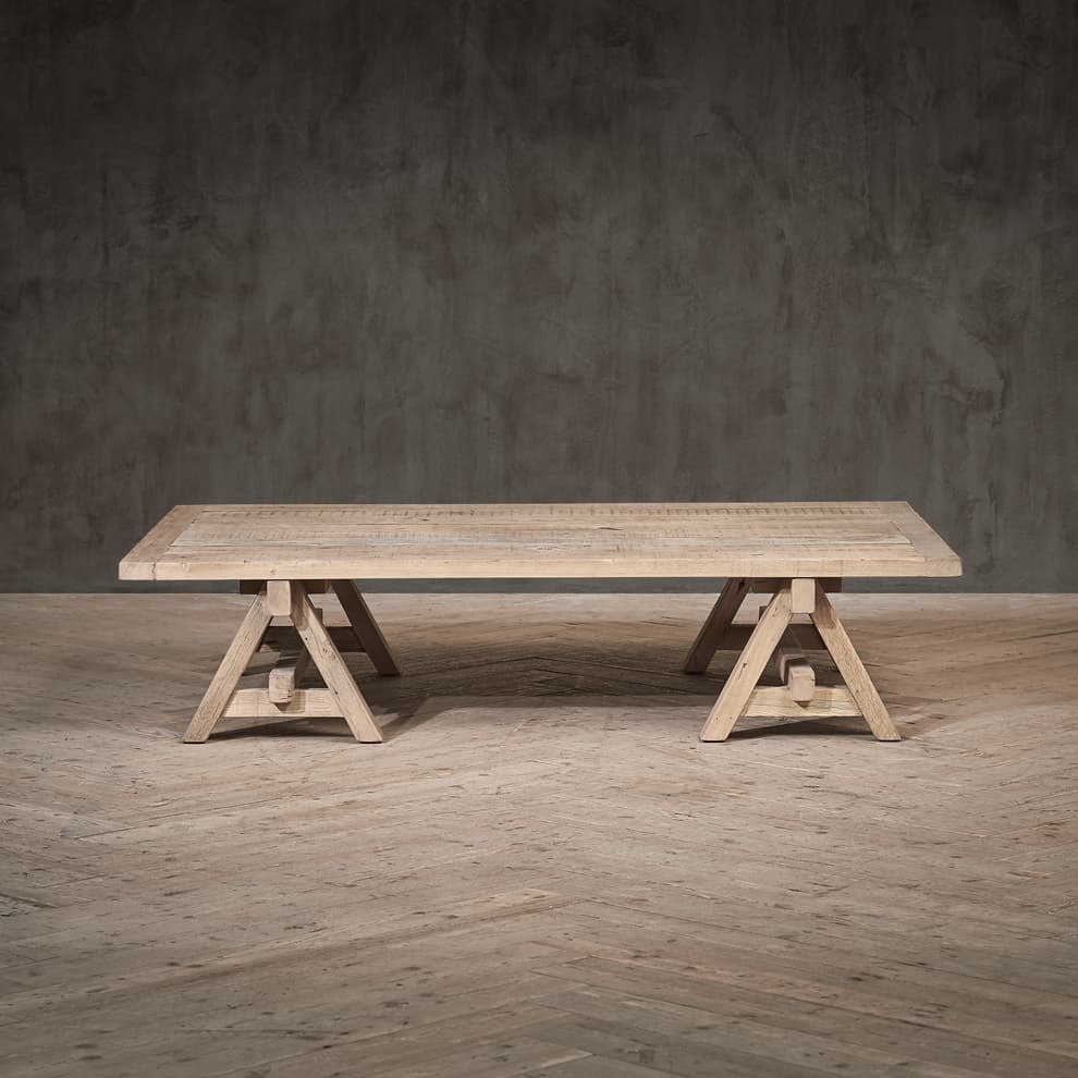 A frame coffee table