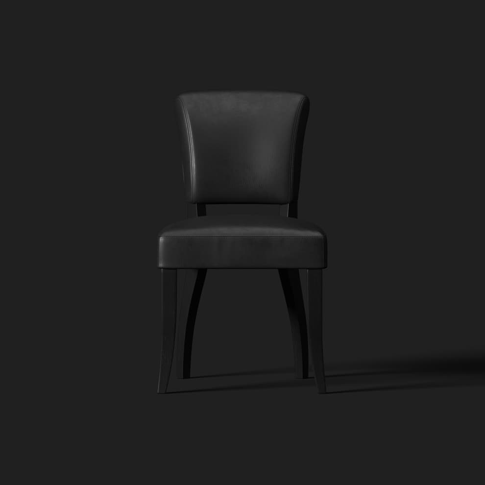 mimi stud dining chair front view