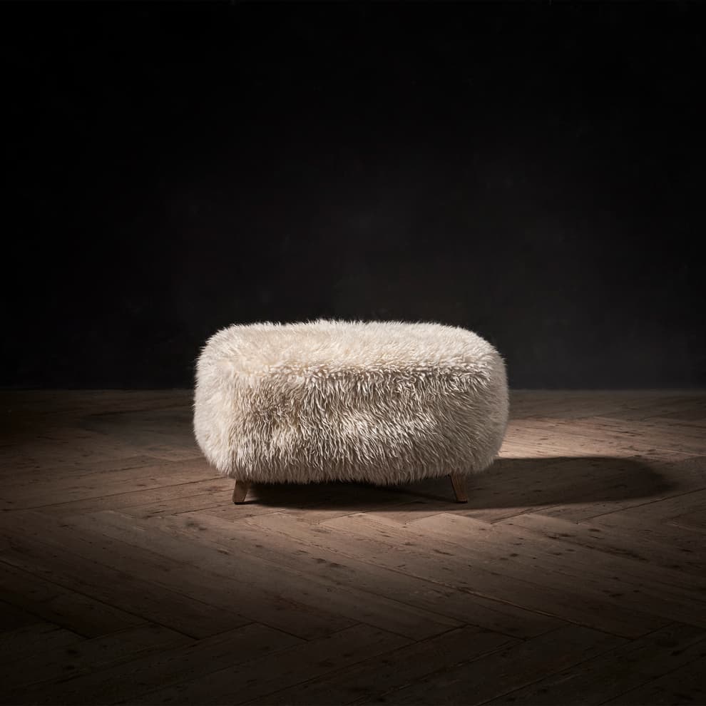 Cabana footstool front product view