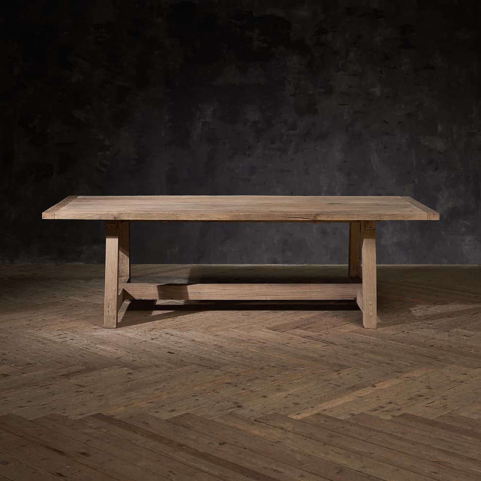 Bridge oak dining table